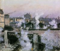 Goeneutte, Norbert - The Pont de l'Europe and Gare Saint-Lazare